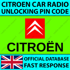 CITROEN RADIO PIN CODE
