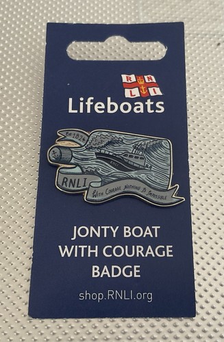 Rnli jolly boat enamel - jolly, badge