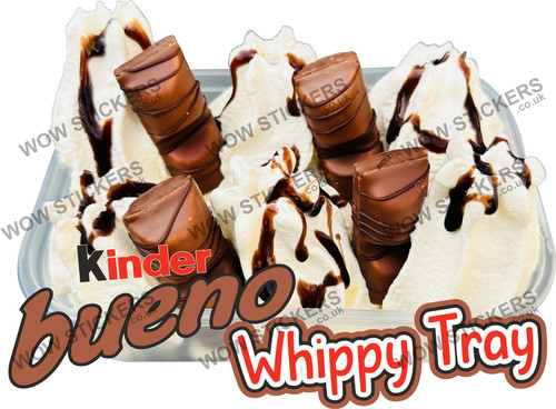 Ice cream van sticker kinder - cream,