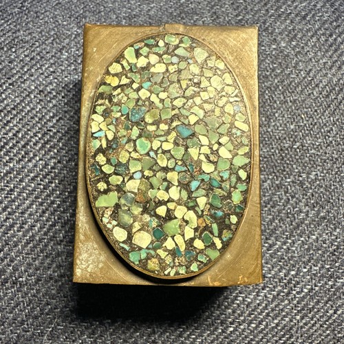 Vintage brass matchbox holder - vintage,