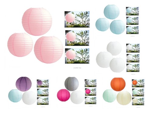 3pcs paper lantern - 3pcs,