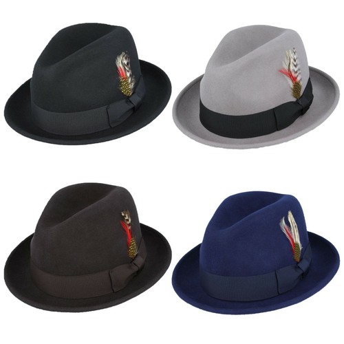 Mens boys crown trilby - mens,