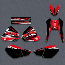 Graphics Backgrounds Decals Sticker Kit For Honda XR250 XR400 1996-2004