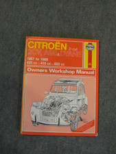 Haynes CITROEN 2CV AMI & DYANE