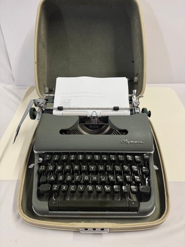 Vintage green olympia deluxe - vintage,