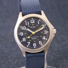 UK STOCK SEIKO ALBA Field Gear