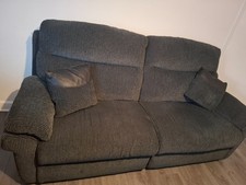 gey 2 seater sofa cord