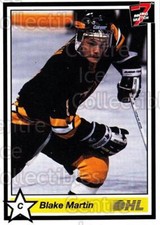 1990-91 7th Inning Sketch OHL #64 Blake Martin