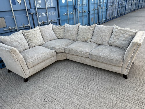 Dfs lawrie grey corner sofa - lawrie,