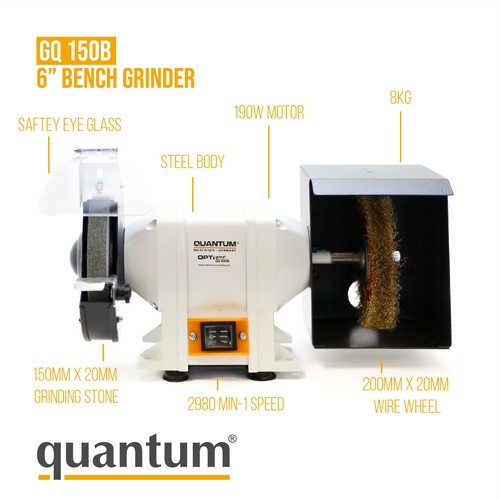 Quantum bench grinder - grinder, with
