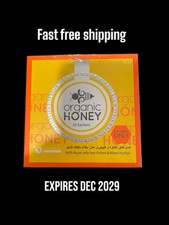 Organic Honey infused with Natural Jelly, Honey Bee Pollen 24 Sachets SHIPS FAST