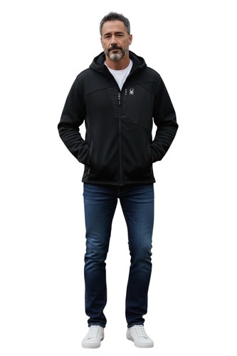 Spyder men black jacket - spyder,