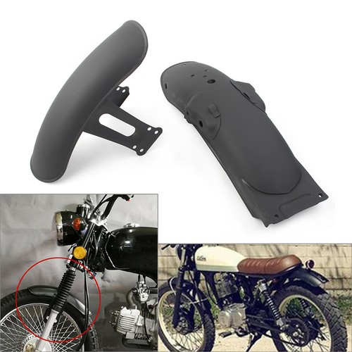 Pair black metal - 1, front&rear