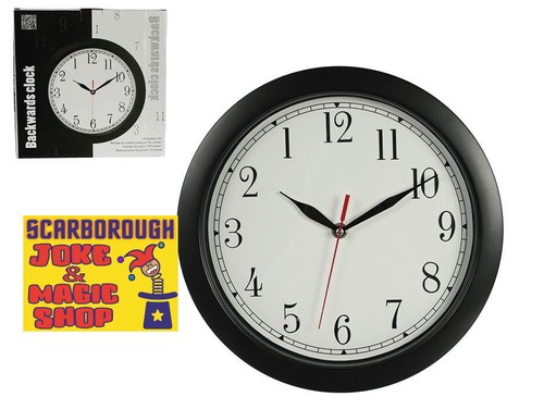 Backwards clock real but - ~,