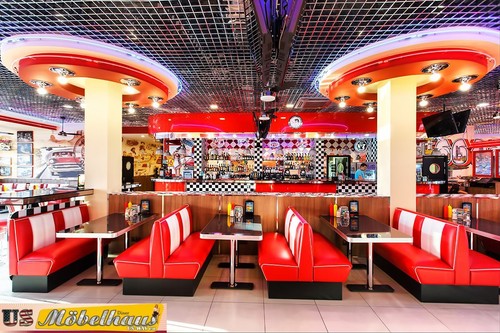 120 american diner bench - hw-120,