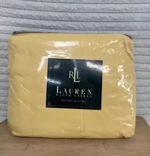 Ralph Lauren One Twin Sheet Set Vintage Yellow In Original Packaging From USA