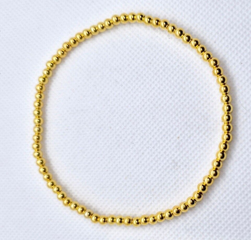 Metallic round stretchy beaded - round,