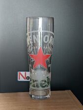 2 x Heineken Pint Glasses Red