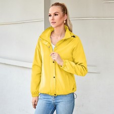 Waterproof Women Hooded Zipper