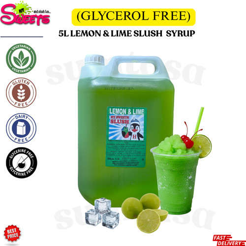 Lemon lime slush - slush, puppie