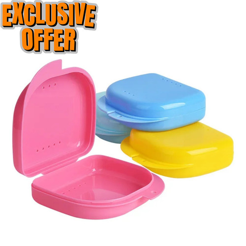 Orthodontic retainer box teeth - orthodontic,