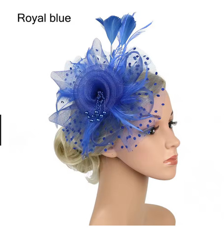 Women fascinator hat mesh - fascinator,