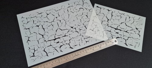 Cracked grunge texture - cracked,