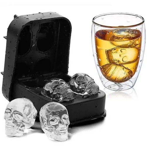 Skull ice cube mold - cube,