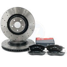 FOR SUBARU LEGACY 3.0 R SPEC B FRONT DRILLED PERFORMANCE BRAKE DISCS PADS 316mm