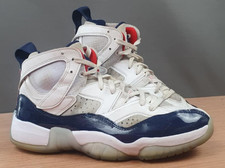 Nike Air Jordan Jumpman Two Trey White & Navy Trainers UK Size 8.5 EU 43