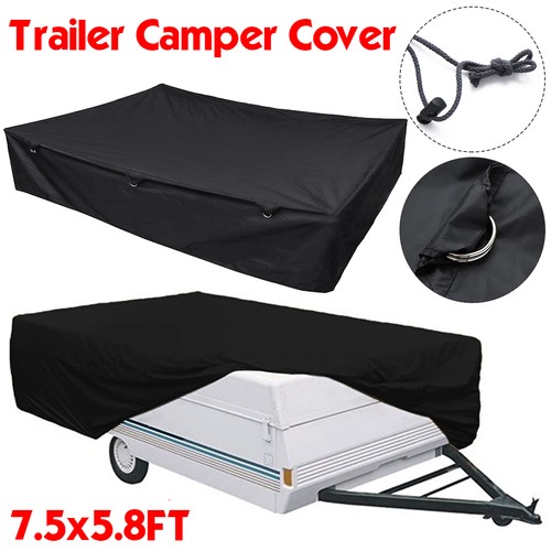 Folding camping trailer cover - trailer,