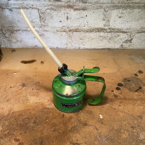 Wesco vintage oil can - wesco,