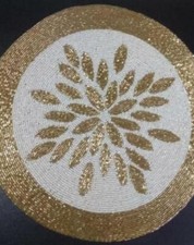  Glass Handmade Beaded PLACEMATS DECORATION Perfect for Gift & All Occassion