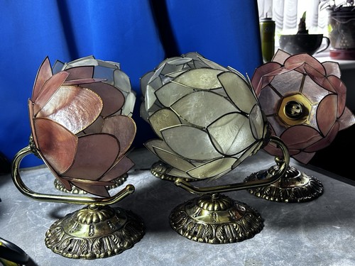 Vintage brass sconces - 5, wall