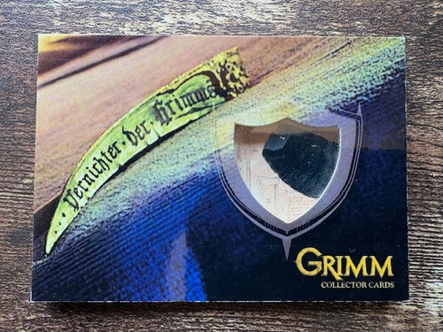 Grimm prop costume card - grimm, scythe
