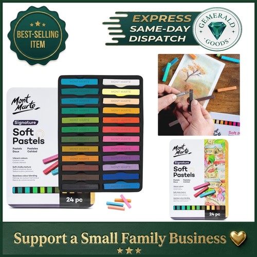 Assorted soft pastels - pastels, in