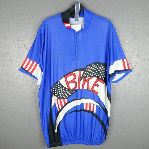 Vintage cycling jersey zip - cycling, 1/4