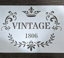 A4 Vintage 1806 Art Craft