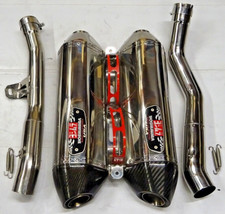 YOSHIMURA R-77  KAWASAKI ZX14 ZZR1400 ZX14 ZZR1400 EXHAUST CANS GEN-2