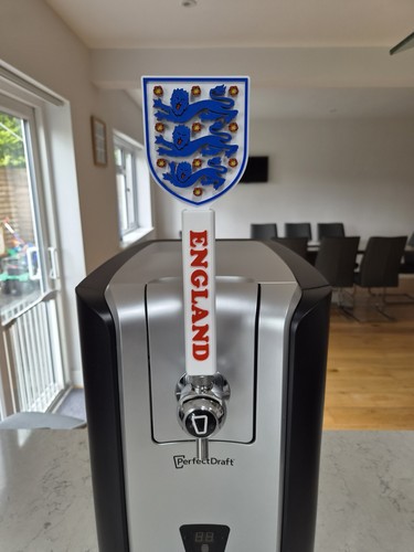 England football beer tap - england,