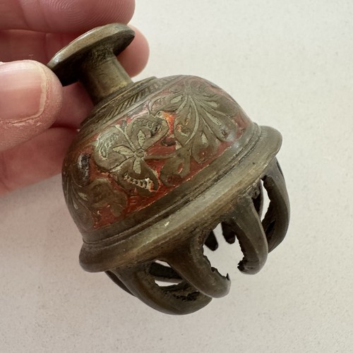 Vintage brass elephant - brass, claw