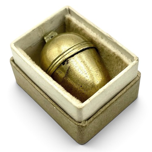 Antique victorian brass acorn - brass,