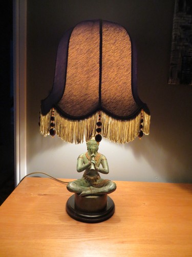 Vintage bronze brass thai lady - vintage, bronze/brass