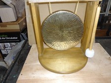 A Large Brass Gong.