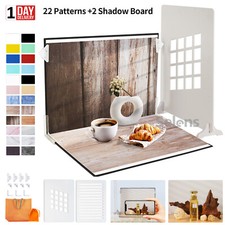 12PCS Small Photo Backdrop Paper Board Photography Background Food Prop Table