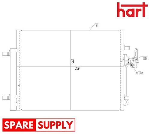 Condenser air conditioning - air,