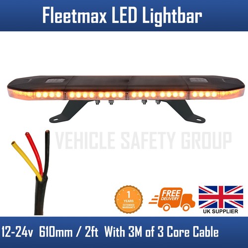 Fleetmax 2ft 600mm amber - 2ft, 24"