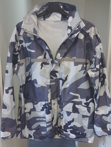 Camouflage waterproof raincoat - camouflage,