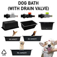 Dog Wash Outdoor Pet Bath Small & Large Animal Pool Uses Quick DRAIN Tap Valve