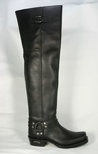 8105 Sendra biker boots over the knee musketeer boots Negro Black